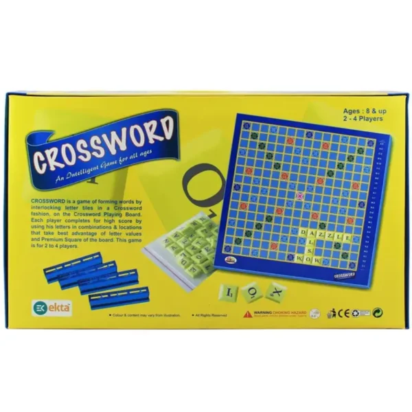 Ekta Crossword Board Game (an English Word Puzzle Game)