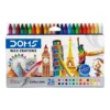 DOMS Extra Long Wax Crayons 24 Shades