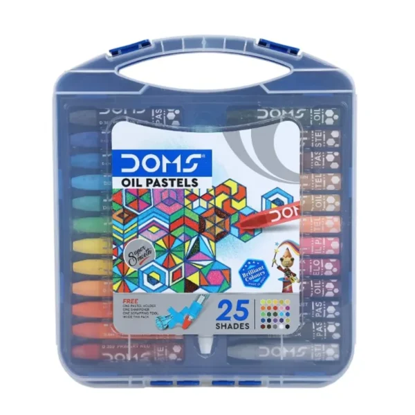 Doms 25 Shades Oil Pastels | Comes In Hard Plastic Case