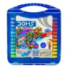 DOMS Oil Pastel 50 Shades(Hexagonal) | Comes in Hard Plastic Case