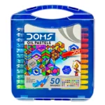 DOMS Oil Pastel 50 Shades(Hexagonal) | Comes in Hard Plastic Case