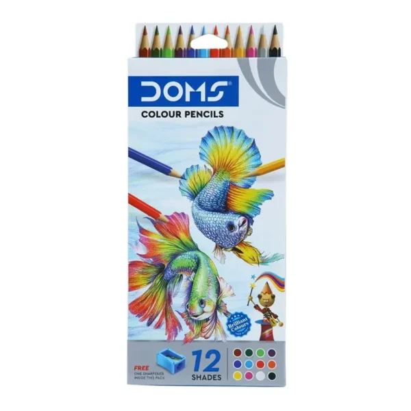 Doms Color Pencils 12 Shades