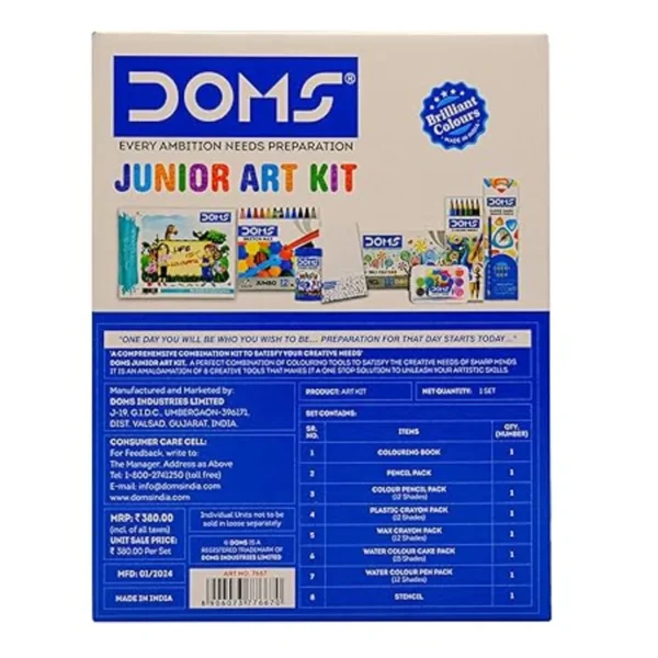 Doms Jonior Art Kit | A Complete Art Kit