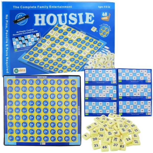 Housie (A Family Entertainment Board game)