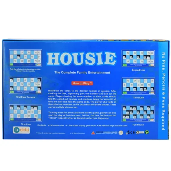 Housie (A Family Entertainment Board game)