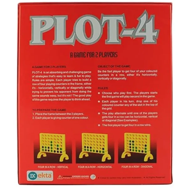 Plot 4 Board Fun Game