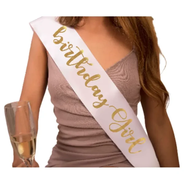 Happy Birthday Sash For Girls