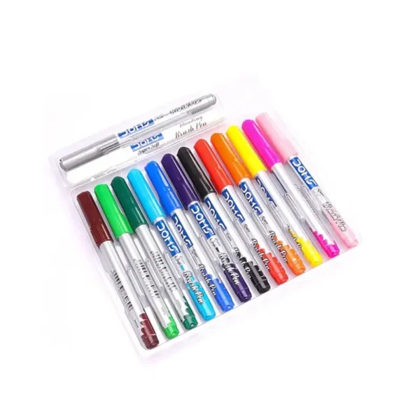 Doms Brush Pens 14 Shades Super Soft Tip