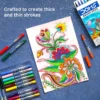 Doms Brush Pens 14 Shades Super Soft Tip