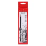 Faber Castell Drawing Pencils, Six Distinctive Grades (Hb, 2b, 4b, 6b, 8b, 10b) ,Pack of 6 Sketch Pencil