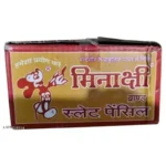 Meenakshi Slate Pencils Natural Stone Chalk More Then 375+ Pencils (25 Pkt.)-Muddy White