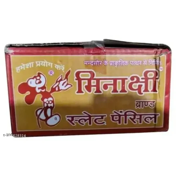 Meenakshi Slate Pencils Natural Stone Chalk More Then 375+ Pencils (25 Pkt.)-Muddy White