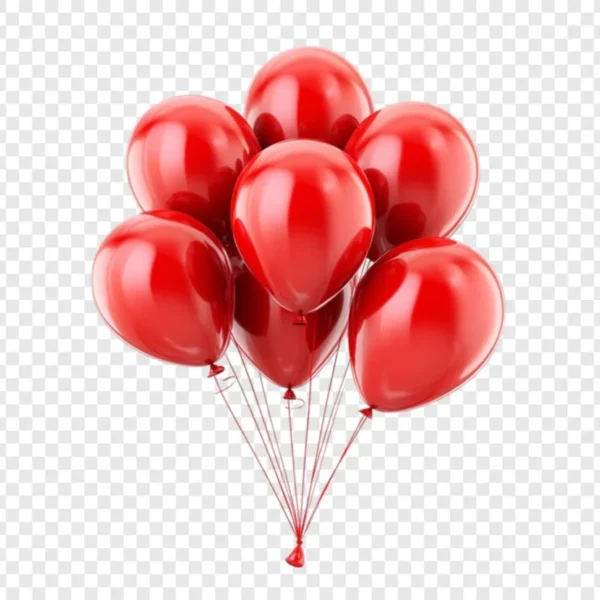 Tiger Red HD Metallic Balloons Pack Red Theme Party Decoration | Pack of 50 Balloons