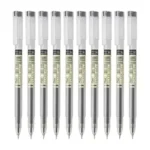 FLAIR Glass Gel Pen Black | Pack of 10