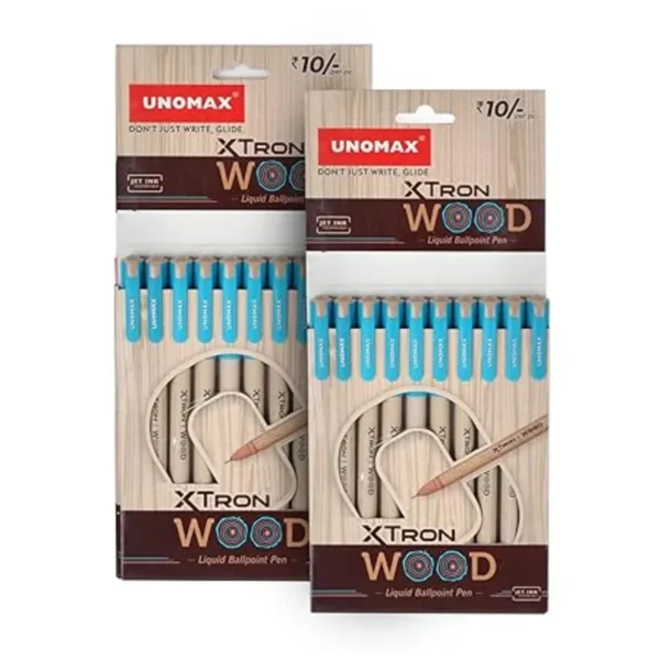 Unomax Xtron Wood BallpenBlue