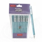 UNOMAX Geltron Pop Gel Pen Pack of 10 Blue