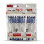 UNOMAX Geltron Pearl Blue Pen | Pack of 10 Pens
