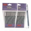 UNOMAX Geltron Pop Gel Pen Pack of 10 Black
