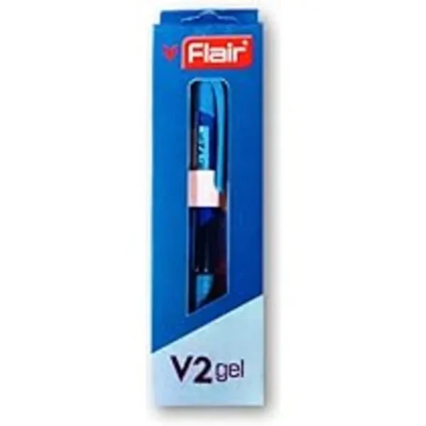 FLAIR V2 Retractable 0.7mm Gel Pen Blue