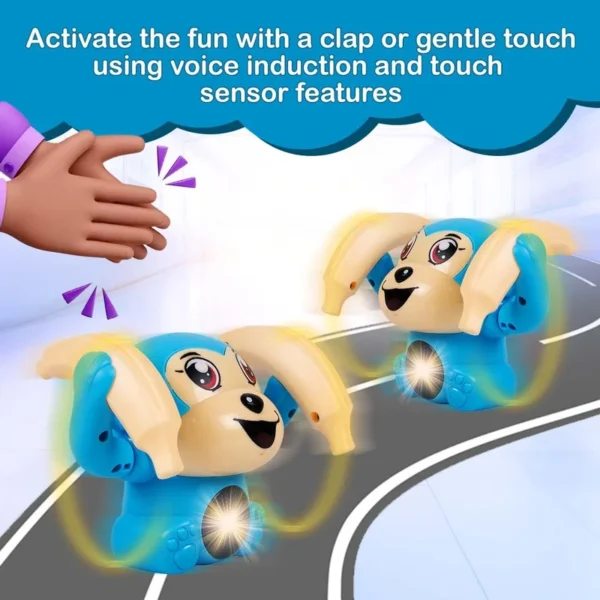 Gooyo GY2020 Battery Operated Voice Control Monkey Toy with Musical,Dancing,Spinning,Rolling and Sensor Feature for Gift