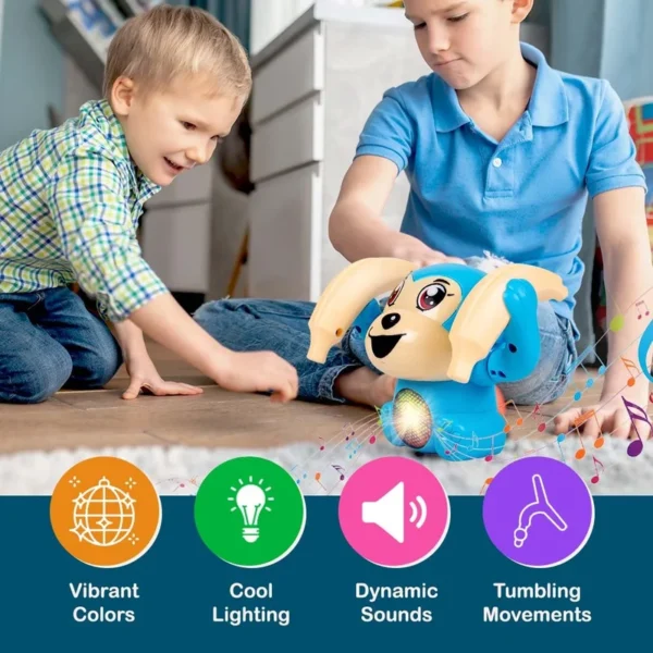 Gooyo GY2020 Battery Operated Voice Control Monkey Toy with Musical,Dancing,Spinning,Rolling and Sensor Feature for Gift