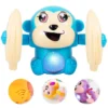 Gooyo GY2020 Battery Operated Voice Control Monkey Toy with Musical,Dancing,Spinning,Rolling and Sensor Feature for Gift