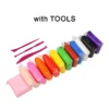 Super Clay [Foam Clay Air Dry] [Light Weight & So Smooth Clay] (12 Colour