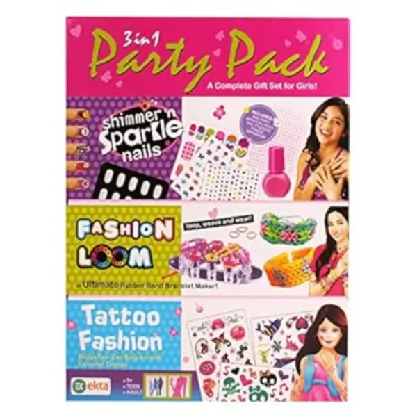 Ekta 3 in 1 Party Pack