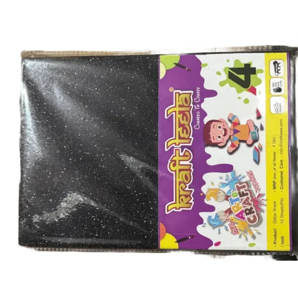 BLACK GLITTER SHEET