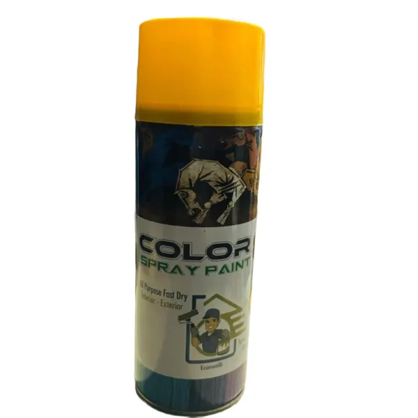 YELLOW SPRAY PAINT