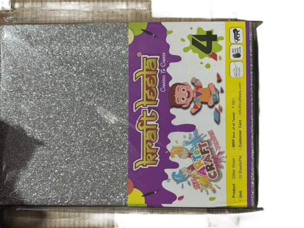 Silver Glitter Sheet