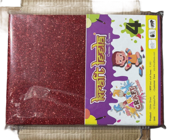Red Glitter Sheet