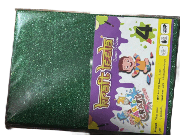 Green Glitter Sheet