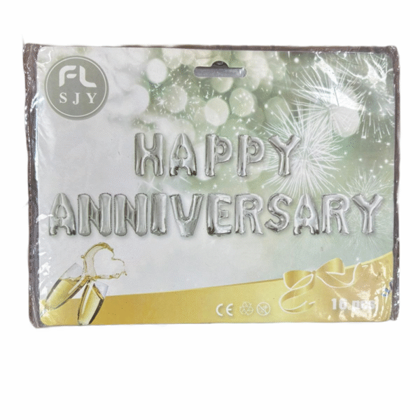 Happy Anniversary Letters balloons
