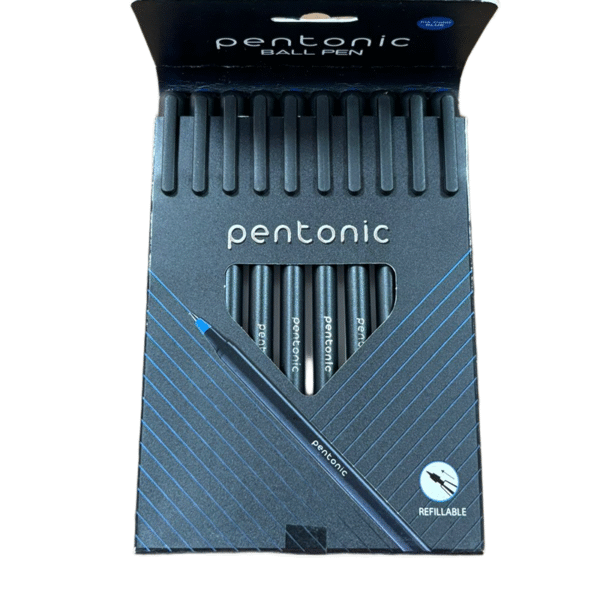 PENTONIC BLACK BALL PEN PACK OF 10 PENS